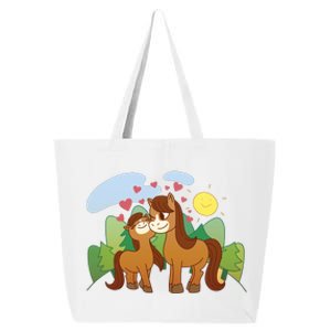 Cute Best Friend Horses 25L Jumbo Tote