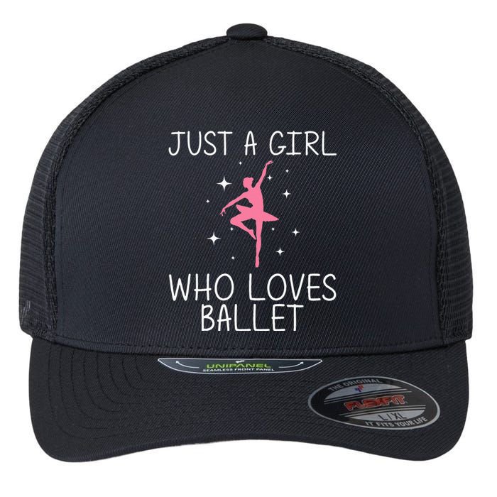 Cool Ballet For Girl Ballerina Dance Ballet Dancer Flexfit Unipanel Trucker Cap