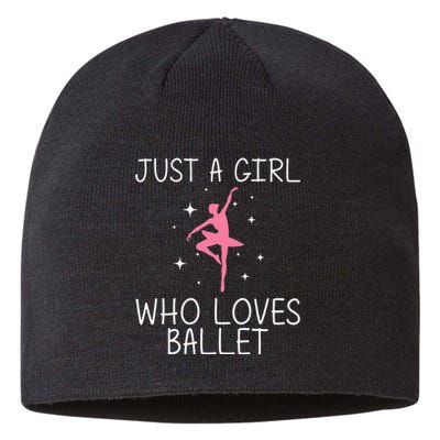 Cool Ballet For Girl Ballerina Dance Ballet Dancer Sustainable Beanie