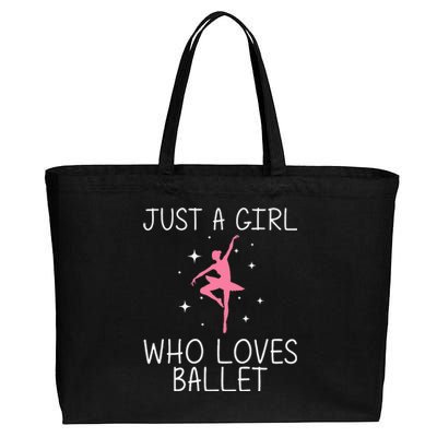 Cool Ballet For Girl Ballerina Dance Ballet Dancer Cotton Canvas Jumbo Tote