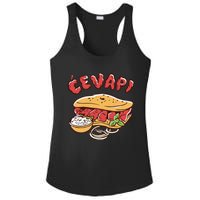 Cevapi Balkan Food Cevapcici Balkan Kitchen Cevape Ladies PosiCharge Competitor Racerback Tank