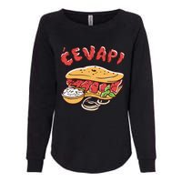 Cevapi Balkan Food Cevapcici Balkan Kitchen Cevape Womens California Wash Sweatshirt