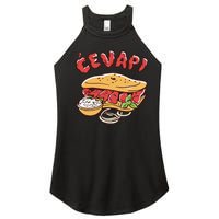 Cevapi Balkan Food Cevapcici Balkan Kitchen Cevape Women's Perfect Tri Rocker Tank