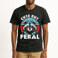 Cute But Feral Racoon With Sunglasses Tall T-Shirt