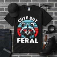 Cute But Feral Racoon With Sunglasses Tall T-Shirt
