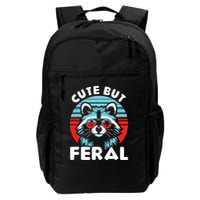 Cute But Feral Racoon With Sunglasses Backpack