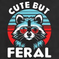Cute But Feral Racoon With Sunglasses 15oz Campfire Ceramic Mug