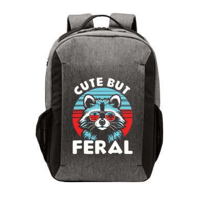 Cute But Feral Racoon With Sunglasses Vector Backpack