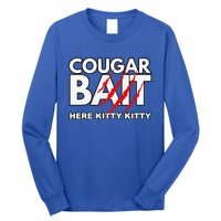 Cougar Bait Funny Halloween Costume Older Woman Younger Man Long Sleeve Shirt