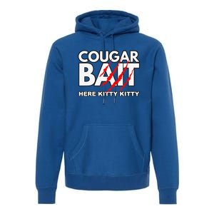 Cougar Bait Funny Halloween Costume Older Woman Younger Man Premium Hoodie