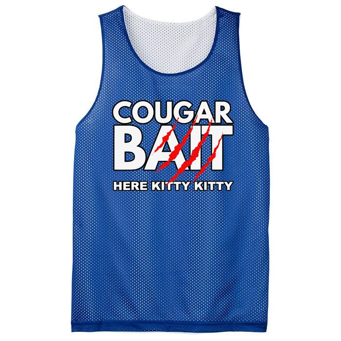 Cougar Bait Funny Halloween Costume Older Woman Younger Man Mesh Reversible Basketball Jersey Tank