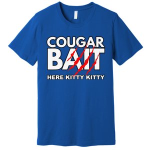 Cougar Bait Funny Halloween Costume Older Woman Younger Man Premium T-Shirt