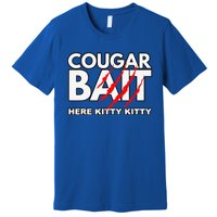 Cougar Bait Funny Halloween Costume Older Woman Younger Man Premium T-Shirt