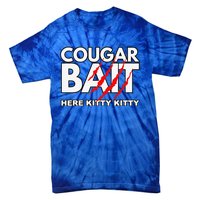 Cougar Bait Funny Halloween Costume Older Woman Younger Man Tie-Dye T-Shirt