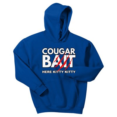 Cougar Bait Funny Halloween Costume Older Woman Younger Man Kids Hoodie