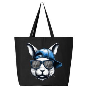 Cool Bunny Face Happy Easter 25L Jumbo Tote