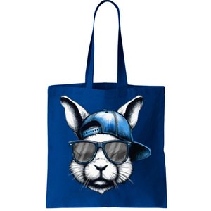 Cool Bunny Face Happy Easter Tote Bag