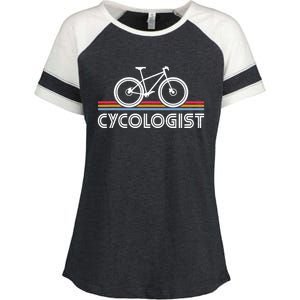 Cycologist Bicycle Funny Cycling - Cycologist Enza Ladies Jersey Colorblock Tee