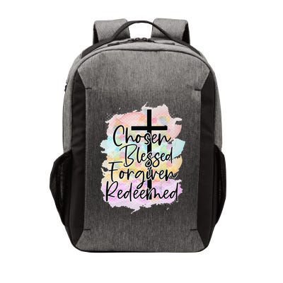 Chosen Blessed Forgiven Redeemed Christian Cross Jesus Cute Vector Backpack