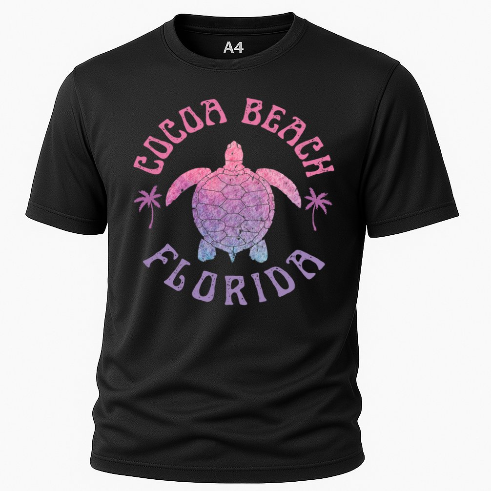 Cocoa Beach Florida Sea Turtle Summer Vacation Vintage Gift Performance Shirt