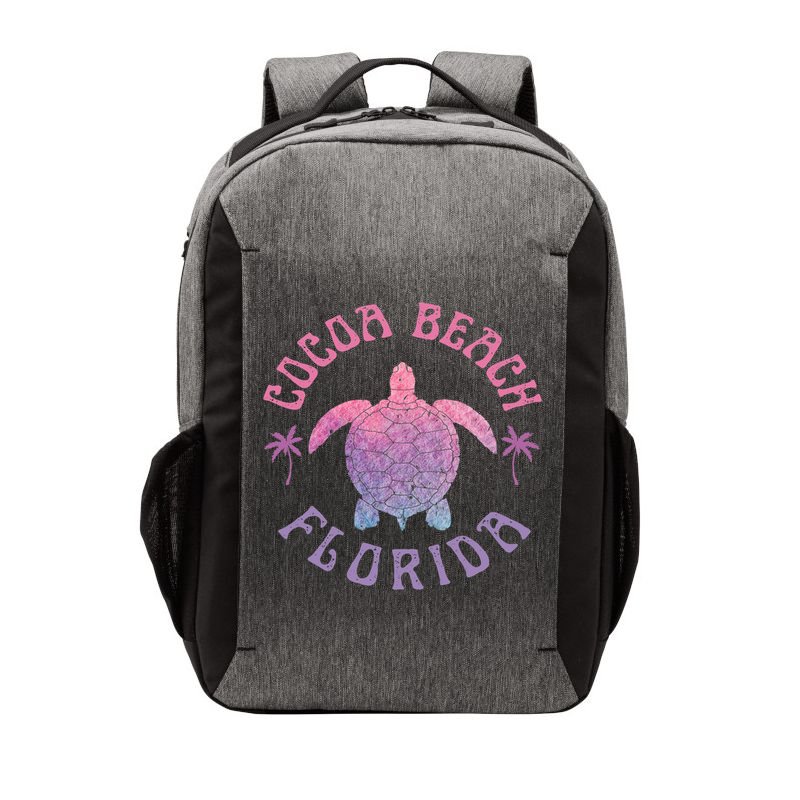 Cocoa Beach Florida Sea Turtle Summer Vacation Vintage Gift Vector Backpack