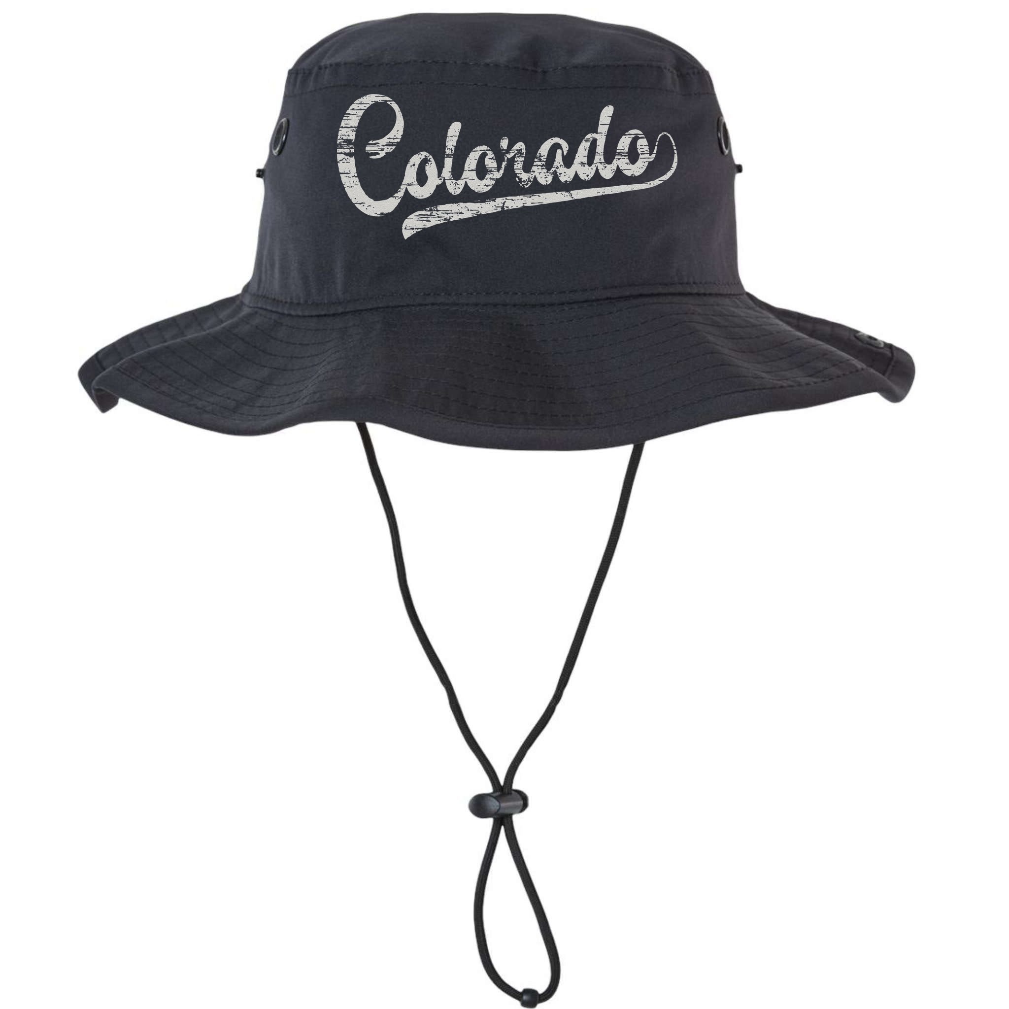 Colorado Baseball Fan Vintage Rocky Mountains Bucket Hat