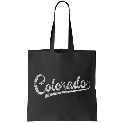 Colorado Baseball Fan Vintage Rocky Mountains Bag