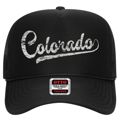 Colorado Baseball Fan Vintage Rocky Mountains Hat
