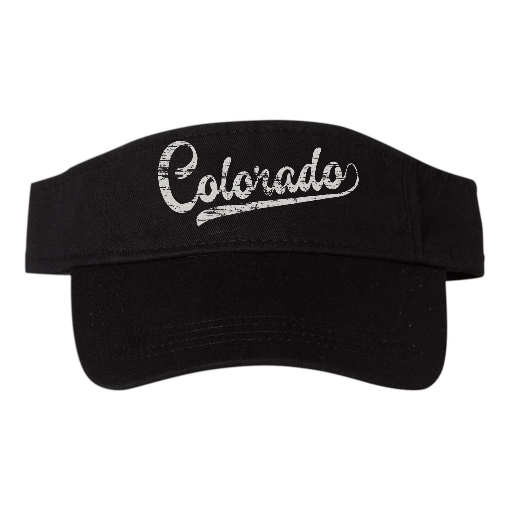 Colorado Baseball Fan Vintage Rocky Mountains Visor