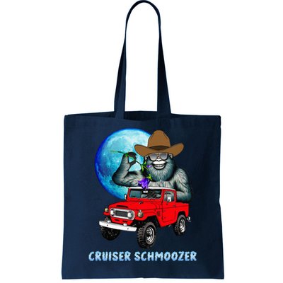 Cruiser Big Foot Amorous Schmooze Flower Big Hat Sun Glasses Tote Bag