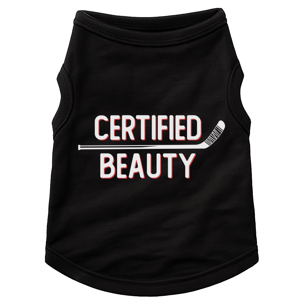 Certified Beauty Funny Ice Hockey Slang Wheel Snipe Celly Gift Doggie Tank