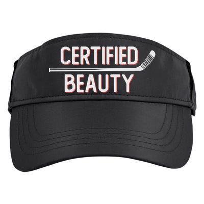 Certified Beauty Funny Ice Hockey Slang Wheel Snipe Celly Gift Adult Drive Performance Visor