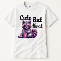 Cute But Feral Raccoon Funny Meme Tall T-Shirt