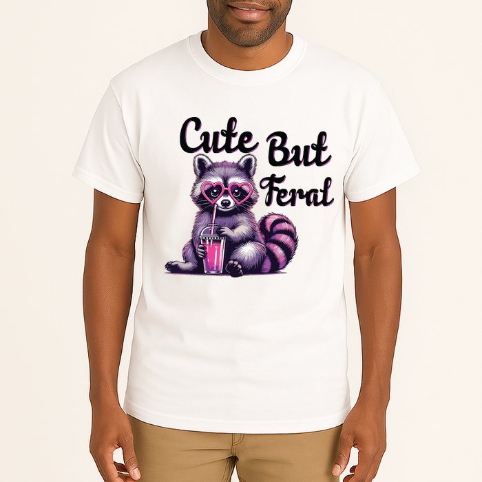 Cute But Feral Raccoon Funny Meme Tall T-Shirt