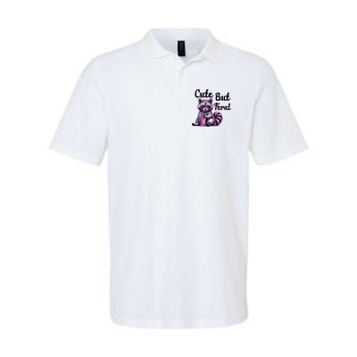 Cute But Feral Raccoon Funny Meme Polo