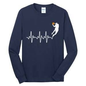 Cute Basketball For Player Coach Basketball Lovers Tall Long Sleeve T-Shirt