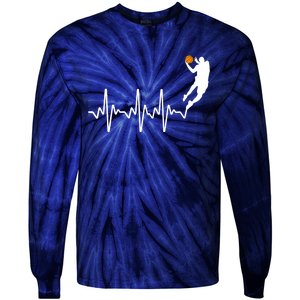 Cute Basketball For Player Coach Basketball Lovers Tie-Dye Long Sleeve Shirt