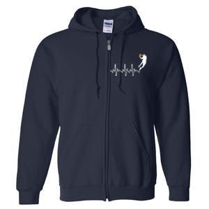 Cute Basketball For Player Coach Basketball Lovers Full Zip Hoodie