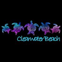 Clearwater Beach Fl Beach Design / Tribal Turtle Gift Meaningful Gift Drawstring Bag