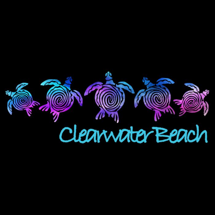 Clearwater Beach Fl Beach Design / Tribal Turtle Gift Meaningful Gift Drawstring Bag