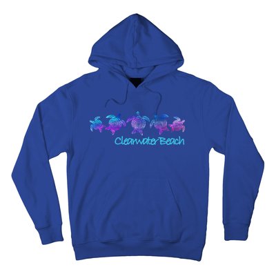 Clearwater Beach Fl Beach Design / Tribal Turtle Gift Meaningful Gift Hoodie