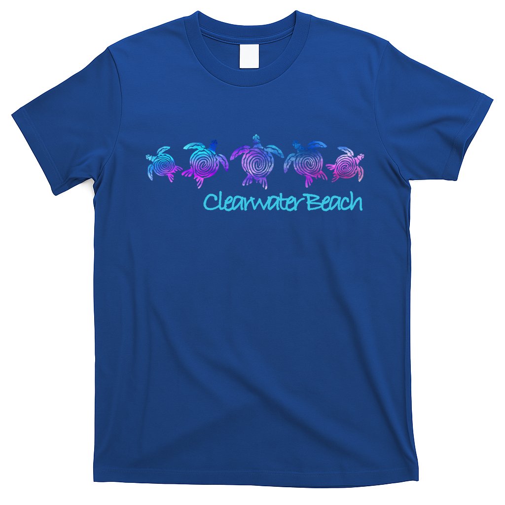 Clearwater Beach Fl Beach Design / Tribal Turtle Gift Meaningful Gift T-Shirt
