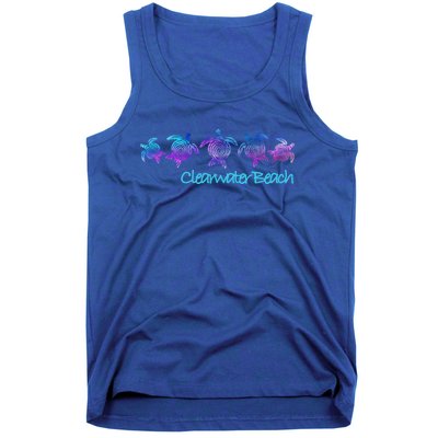 Clearwater Beach Fl Beach Design / Tribal Turtle Gift Meaningful Gift Tank Top