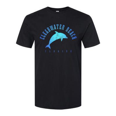 Clearwater Beach Florida FL Dolphin Vacation Souvenir Softstyle® CVC T-Shirt