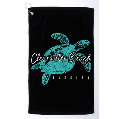 Clearwater Beach Florida FL Sea Turtle Scuba Diving Diver Golf Towel