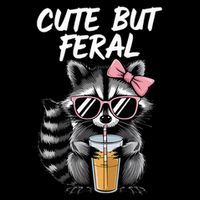 Cute But Feral Raccoon Impact Tech Backpack