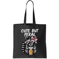 Cute But Feral Raccoon Bag