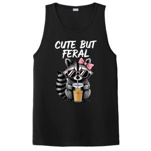 Cute But Feral Raccoon PosiCharge Competitor Tank