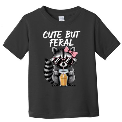 Cute But Feral Raccoon Toddler T-Shirt