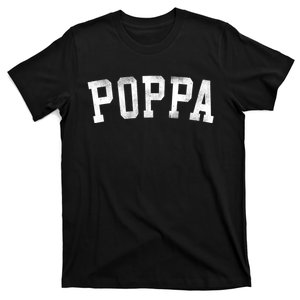 Classic Bold Font Birthday Poppa T-Shirt